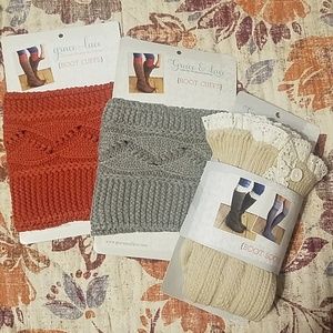 Grace & Lace boot socks and boot cuffs